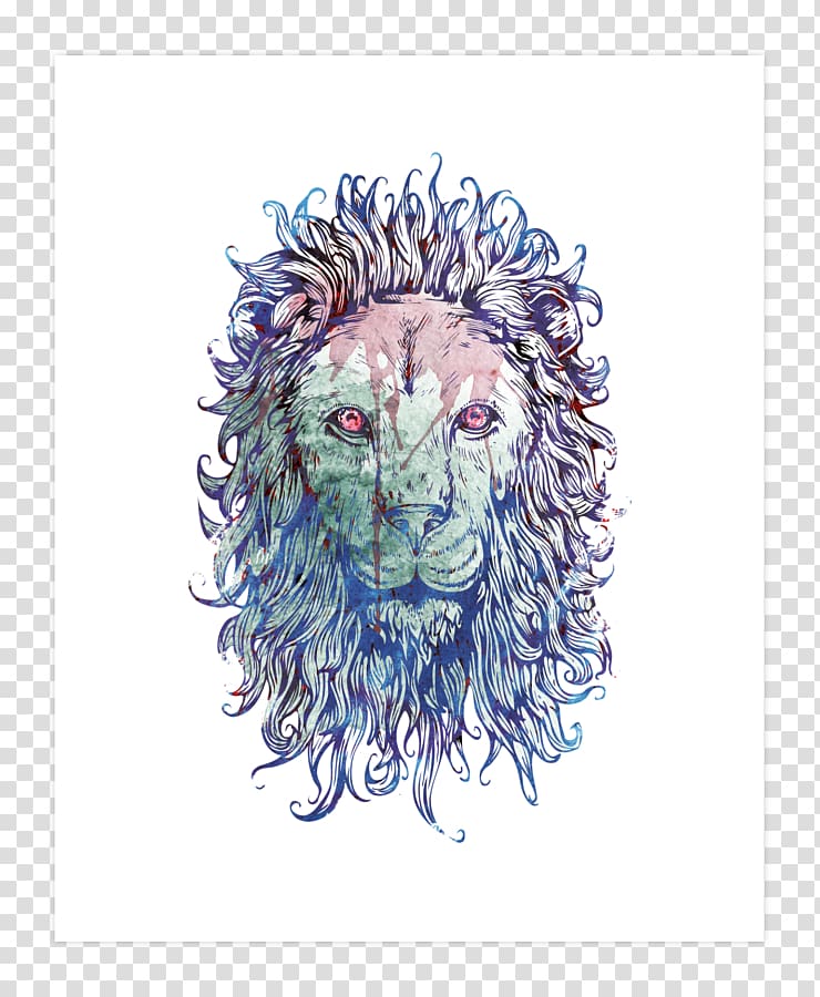 Desktop Lion\'s Head Drawing Sketch, lion transparent background PNG clipart