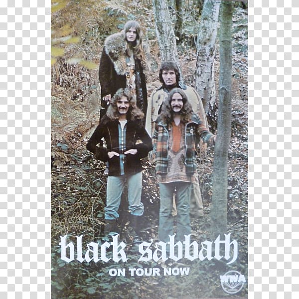 Black Sabbath Classic rock Hard rock Heavy metal, promotional poster transparent background PNG clipart