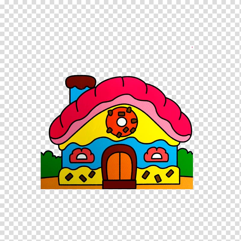 Drawing Candy , Candy house drawing transparent background PNG clipart