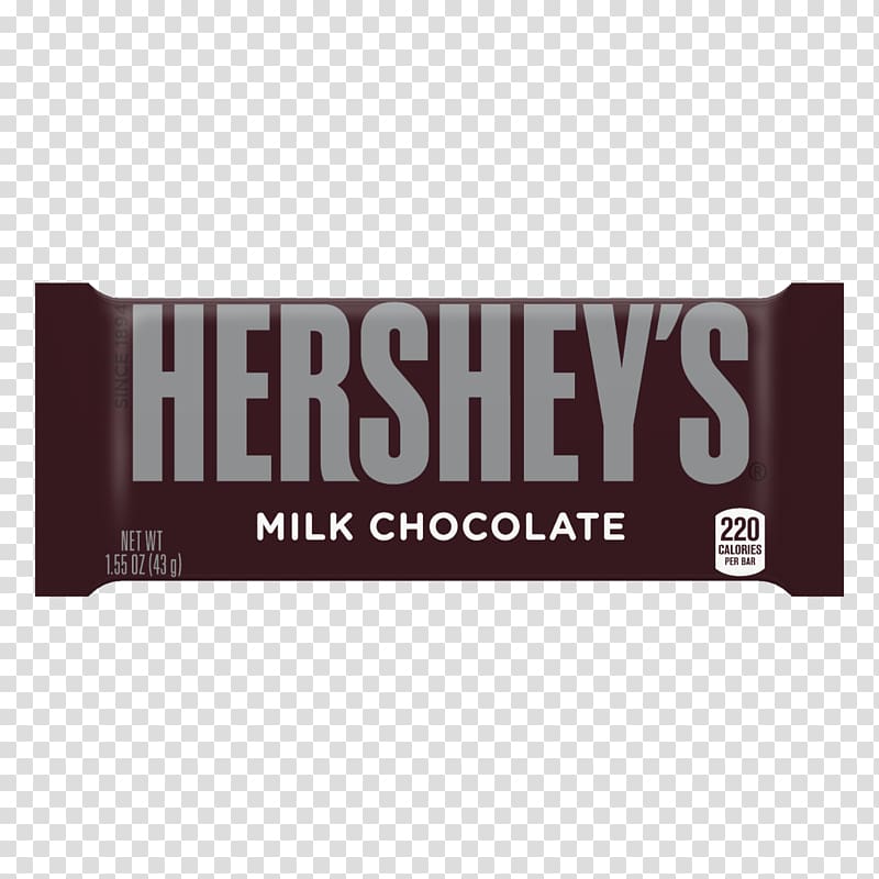 43 g Hershey's milk chocolate pack, Hershey bar Chocolate bar Milk The Hershey Company, chocolate bar transparent background PNG clipart