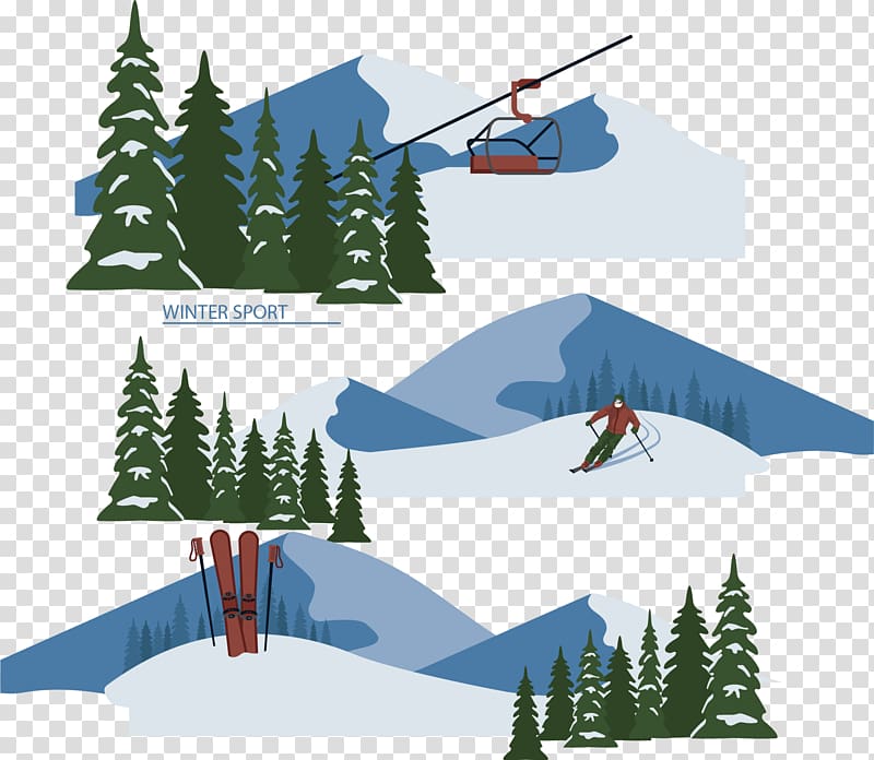 Alpine skiing, alpine skiing transparent background PNG clipart