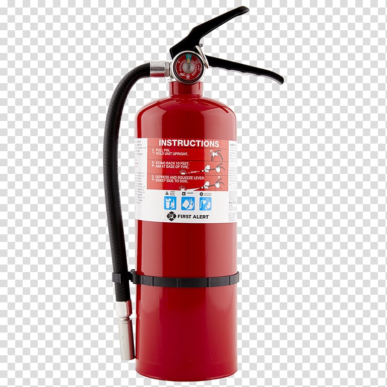 Fire Extinguishers First Alert ABC dry chemical Fire class, fire transparent background PNG clipart