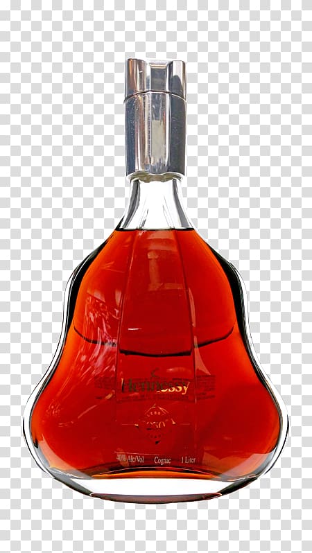 Cognac Liqueur Hennessy Distilled beverage Bottle, cognac transparent background PNG clipart