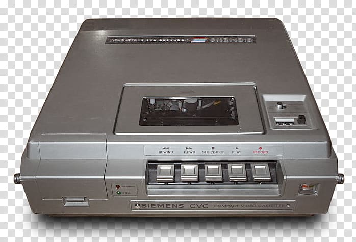 VCRs VHS Betamax Compact Cassette Media player, others transparent background PNG clipart
