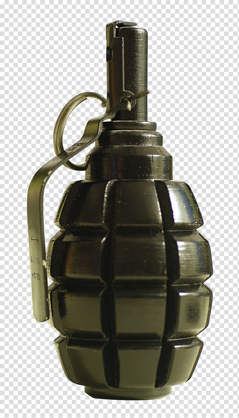 black throwing grenade, Grenade, Hand Grenade transparent background PNG clipart