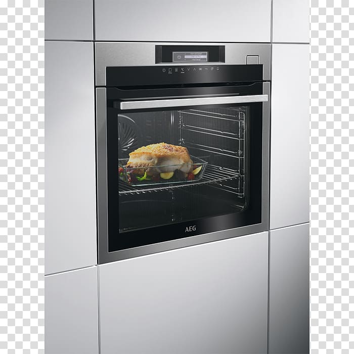 Multipurpose Oven Aeg BSE782320M 73 L Touch Control 53 dB 3500W Black Stainless steel Steam cleaning Electricity, Oven transparent background PNG clipart