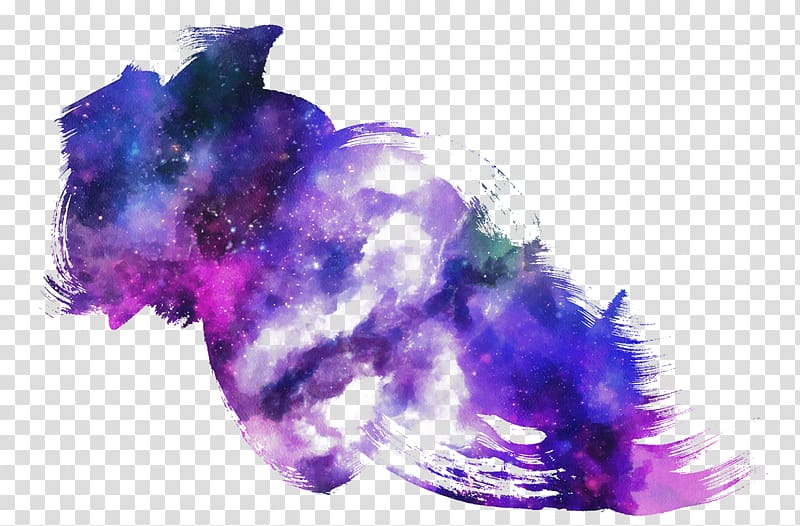 purple creative ink transparent background PNG clipart