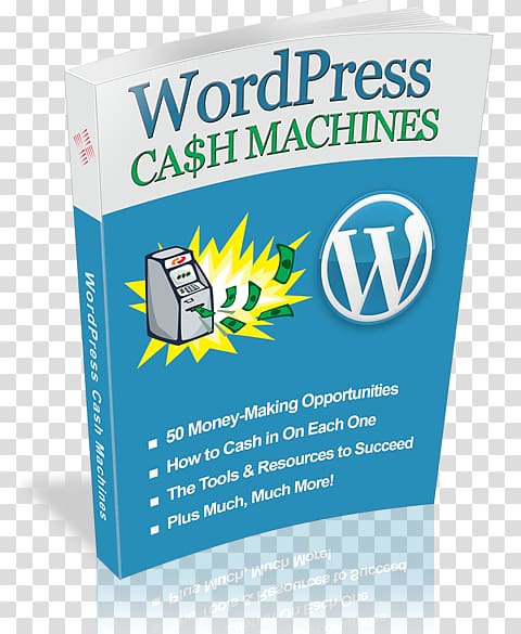 WordPress Cash Machines Blogging Cash Book Money, cash box transparent background PNG clipart