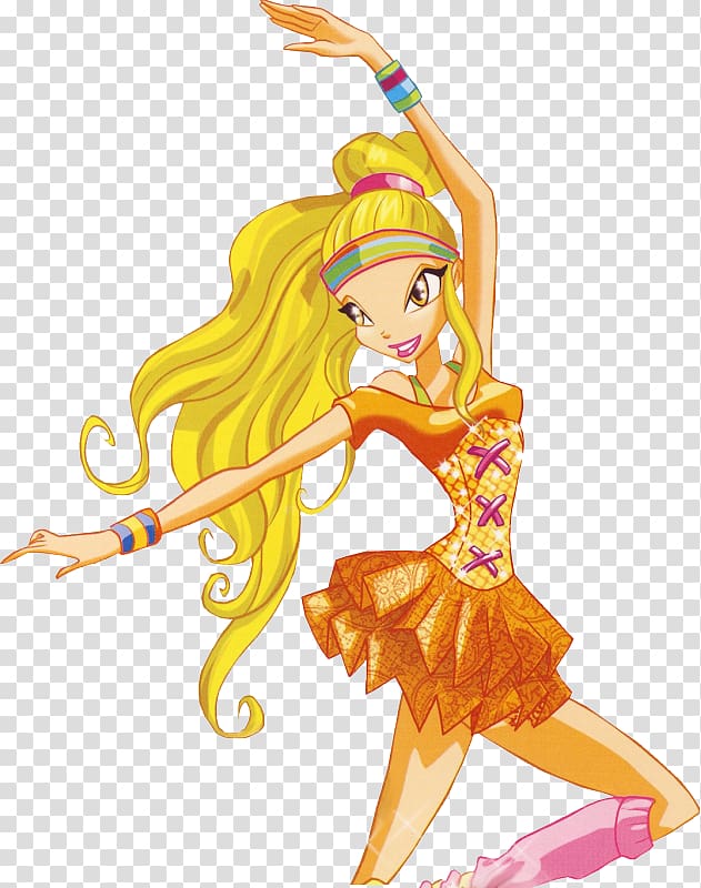 Stella Bloom Flora Musa Winx Club, Season 3, Fairy transparent background PNG clipart