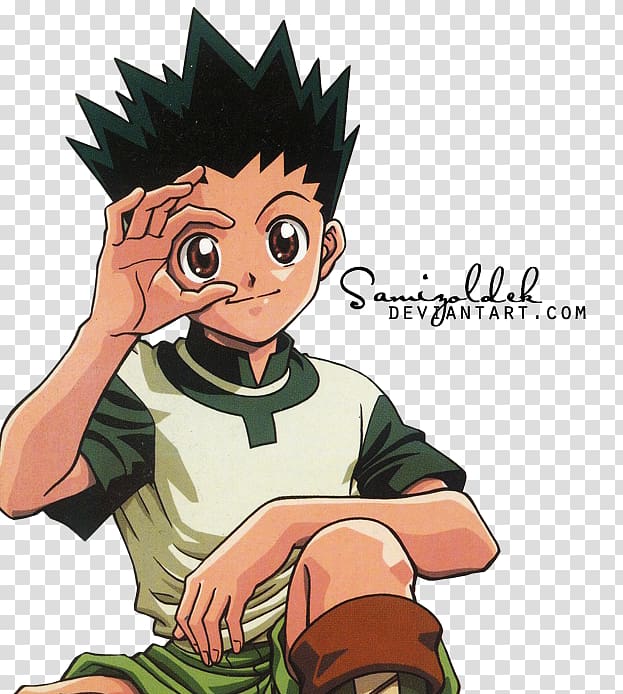 Gon Freecss Killua Zoldyck Leorio Kurapika Hisoka, Gon Freecss transparent background PNG clipart