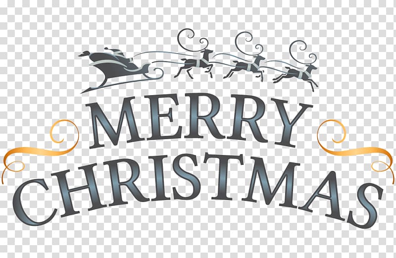 merry christmas poster font transparent background PNG clipart