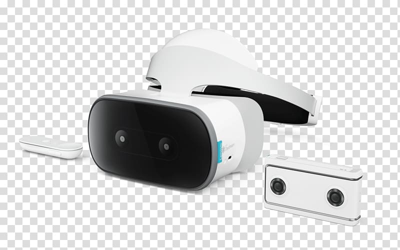 Google Daydream Virtual reality headset Lenovo Mirage Solo, vision virtual reality headset transparent background PNG clipart