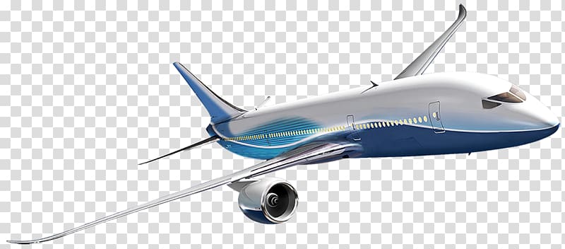 Aircraft Boeing 787 Dreamliner Airplane Flight Boeing 747, Plane fly transparent background PNG clipart