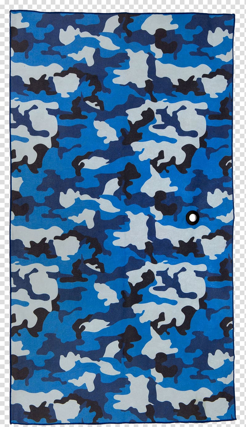 Military camouflage Towel Microfiber Textile, blue towel transparent background PNG clipart