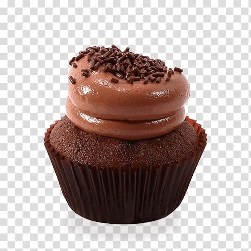 Chocolate truffle Cupcake Frosting & Icing German chocolate cake, cake batter transparent background PNG clipart
