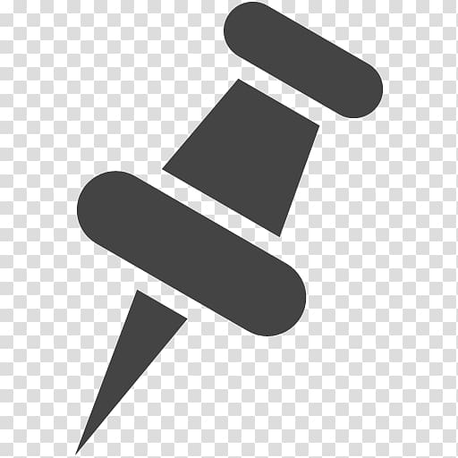 Paper Computer Icons Drawing pin , black Pin transparent background PNG clipart