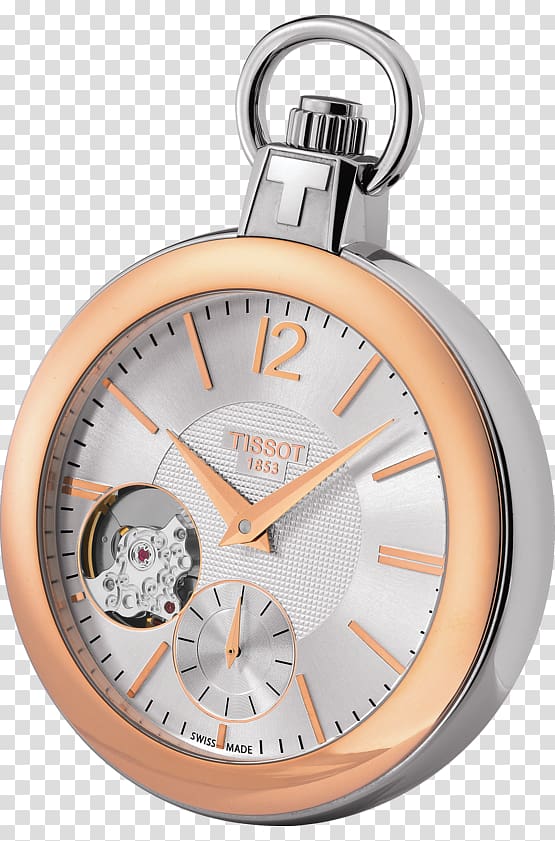 Pocket watch Tissot Watch strap Clothing Accessories, skull pocket watch transparent background PNG clipart