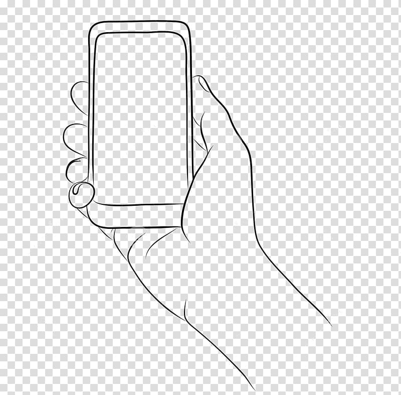Smartphone Telephone Mobile Phones, hand print transparent background PNG clipart
