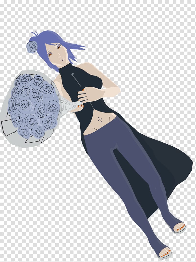 Konan Paper Naruto Character Flower, others transparent background PNG clipart