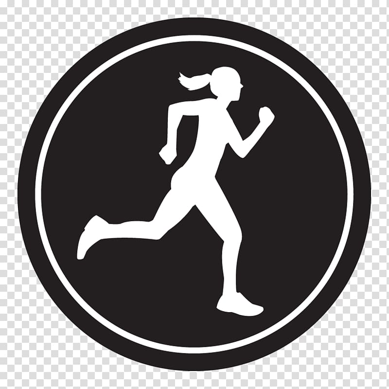 Computer Icons Sticker , girl Running transparent background PNG clipart