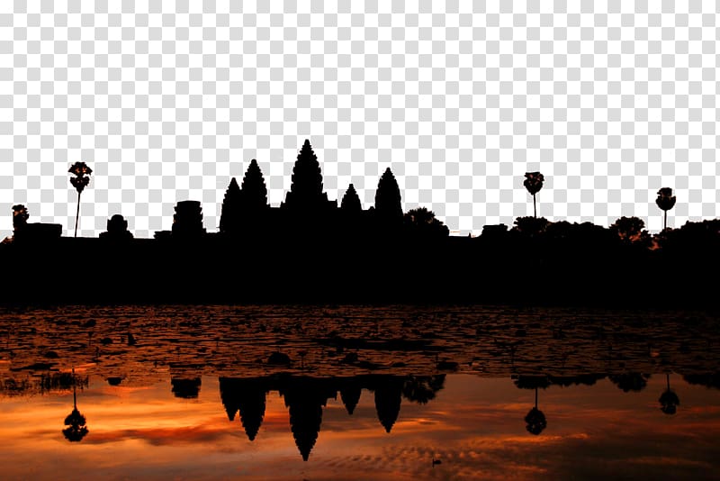 mountain illustration, Famous Angkor resort transparent background PNG clipart