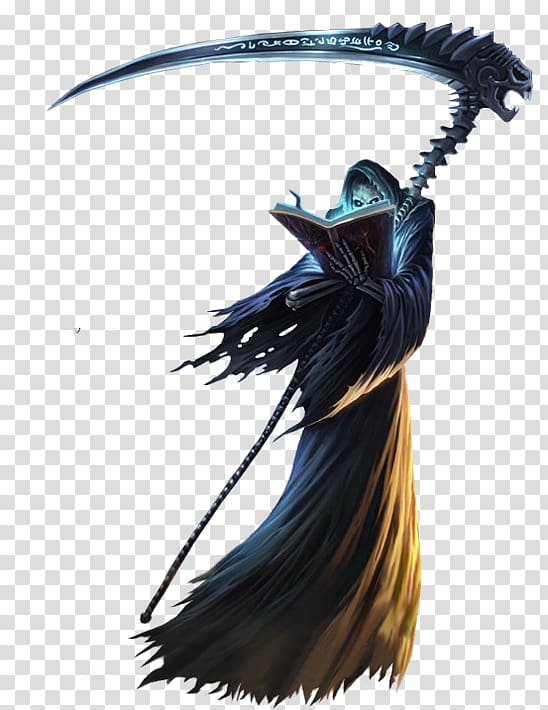 grim reaper scythe transparent