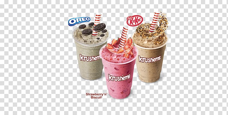 Ice cream Milkshake KFC Bijlmer Sundae, oreo transparent background PNG clipart