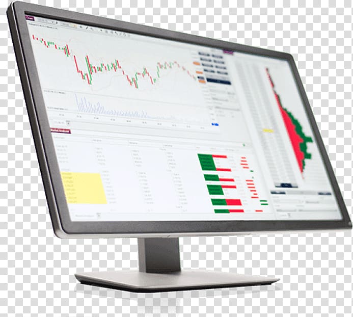 market simulator Computer Monitors NinjaTrader Day trading, transparent background PNG clipart