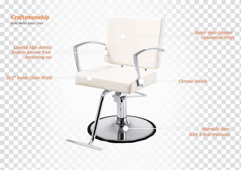 Duke Blue Devils men's basketball Office & Desk Chairs Beauty Parlour White, chair transparent background PNG clipart