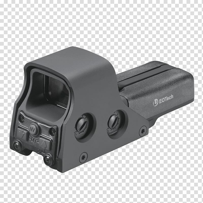 Reflector sight Holography EOTech Boresight, collimator sight transparent background PNG clipart