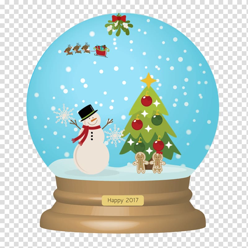 Snow Globes La Boule de Neige Christmas ornament Snowball, snow transparent background PNG clipart