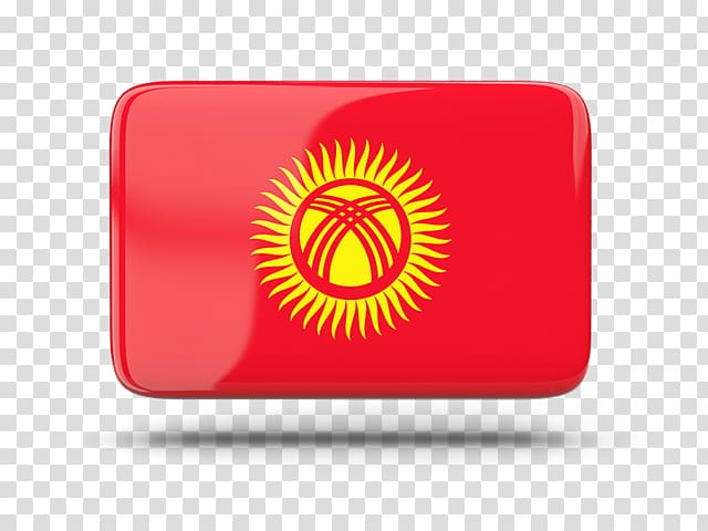 Flag of Kyrgyzstan Brand Symbol, symbol transparent background PNG clipart