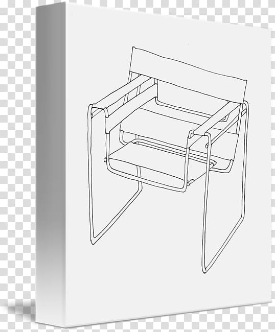 Wassily Chair Drawing Table, realistic almond transparent background PNG clipart