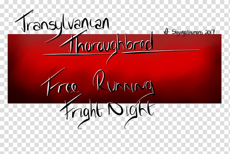 Logo Banner Brand, fright night transparent background PNG clipart