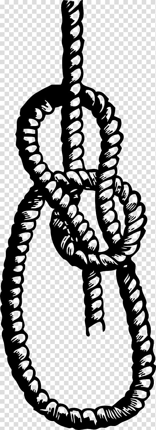 Knot Bowline on a bight Seizing , rope transparent background PNG clipart