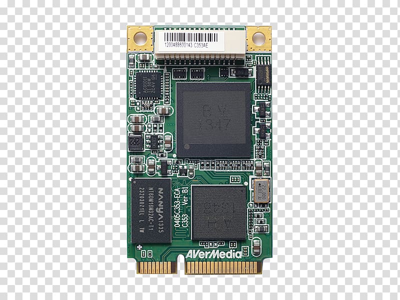 Graphics Cards & Video Adapters Mini PCI Video capture PCI Express Frame grabber, receives transparent background PNG clipart