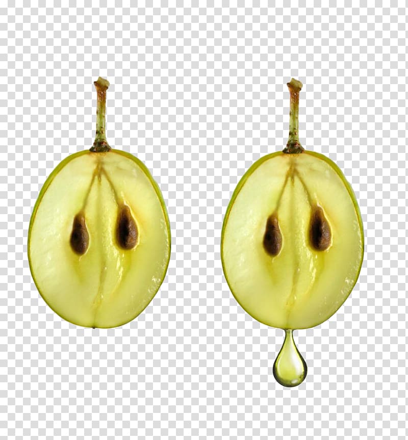 two green fruits, Grape seed oil Grape seed extract Cooking oil, grape seed oil transparent background PNG clipart