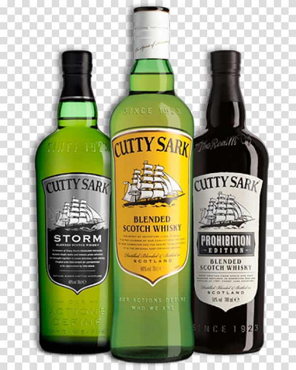 Blended whiskey Cutty Sark Scotch whisky Chivas Regal, wine transparent background PNG clipart