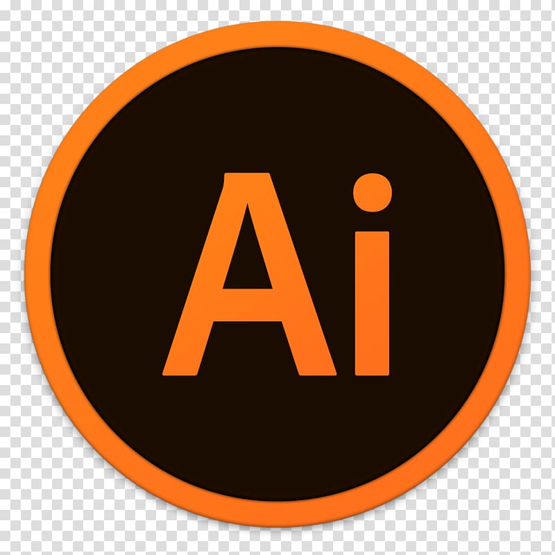 orange and brown Ai logo, area text symbol , Adobe Ai transparent background PNG clipart