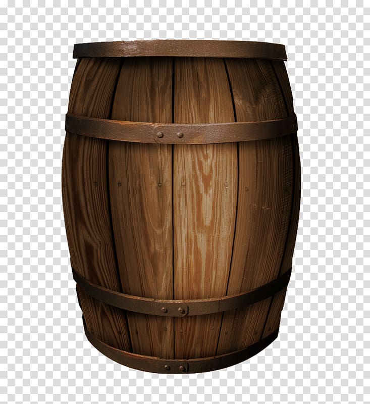 brown wooden wine barrel, Red Wine Oak Barrel, Wine barrels transparent background PNG clipart