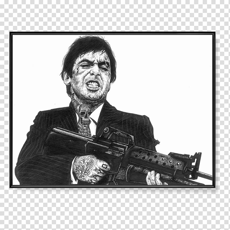 Al Pacino Scarface Tony Montana YouTube Poster, youtube transparent background PNG clipart