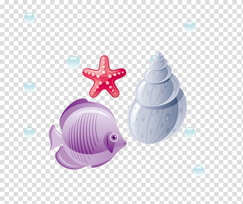 Starfish Euclidean Computer file, Fish conch starfish transparent background PNG clipart