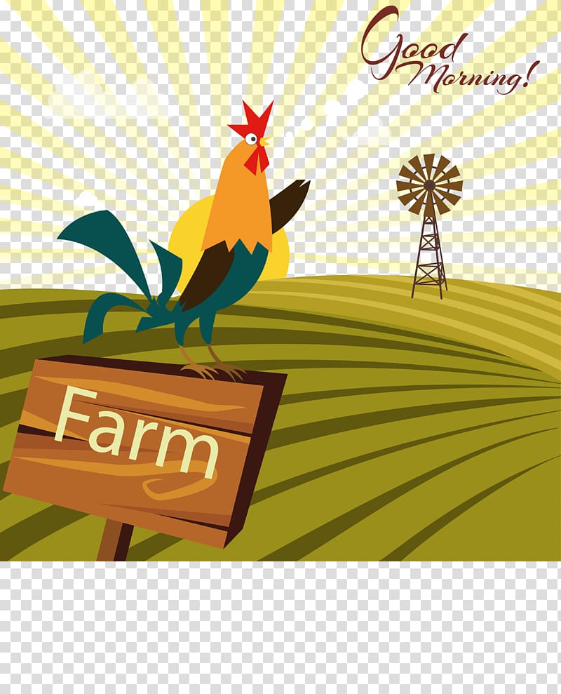 Rooster Chicken Poultry farming Poultry farming, Cock crow transparent background PNG clipart