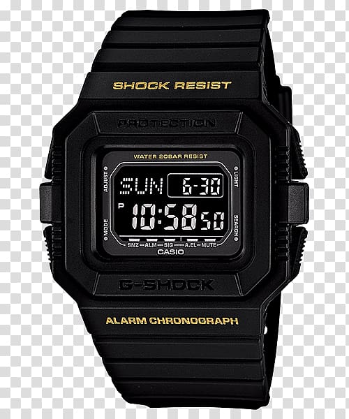 G-Shock Casio Shock-resistant watch Amazon.com, watch transparent background PNG clipart