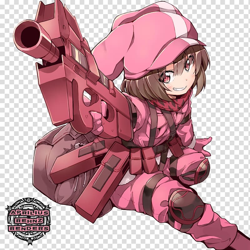 Sword Art Online Alternative Gun Gale Online Anime Manga Light novel, Anime transparent background PNG clipart