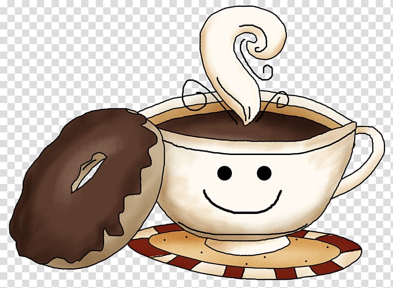 Coffee and doughnuts Dunkin\' Donuts , donuts transparent background PNG clipart