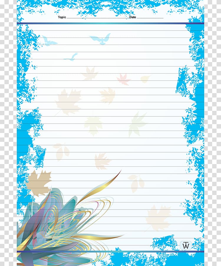 Frames Turquoise Pattern, spiral wire notebook transparent background PNG clipart