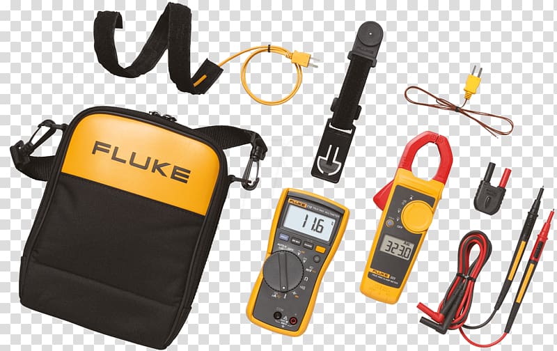 Digitalmultimeter Fluke Corporation Current clamp True RMS converter, others transparent background PNG clipart