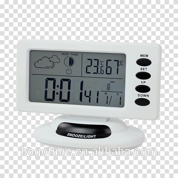 Measuring Scales Hygrometer Humidity LED lamp, digital clock transparent background PNG clipart
