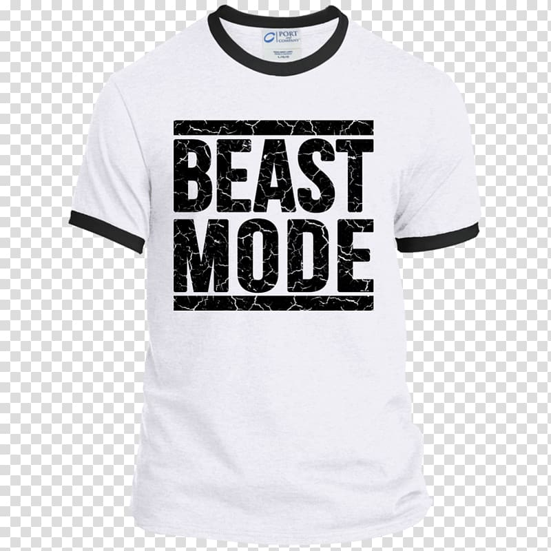 Ringer T-shirt Clothing Hoodie, beast mode transparent background PNG clipart